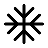 Cooling snowflake icon.